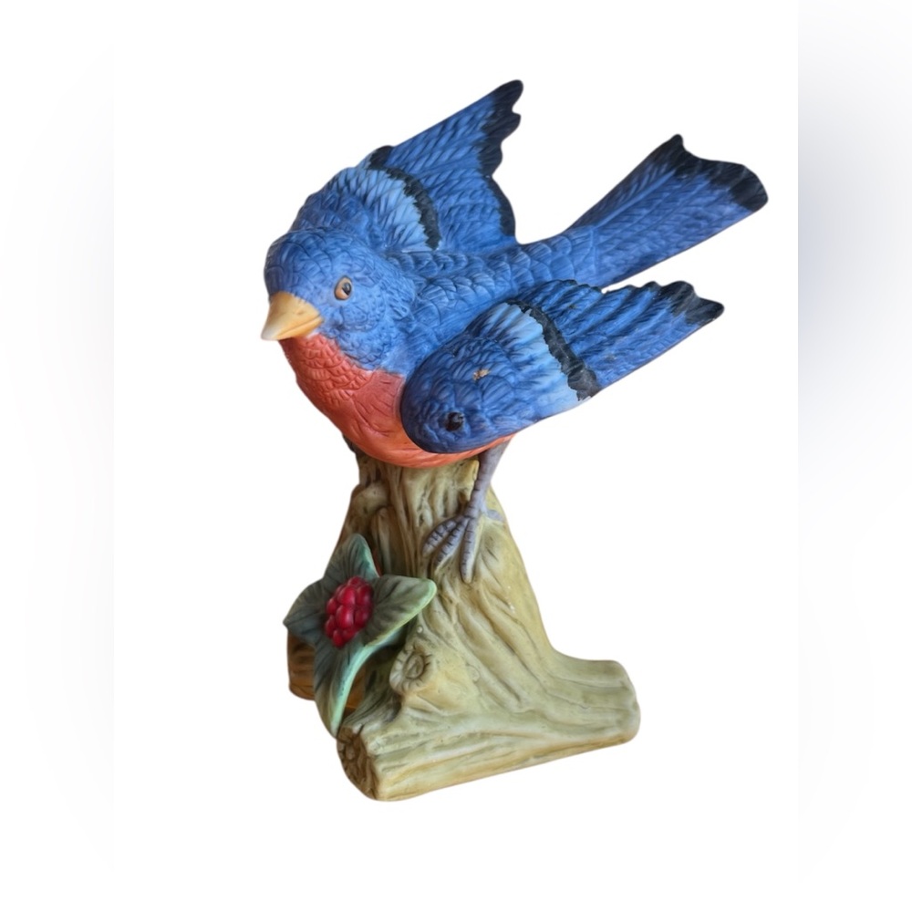 EUC~Rare Vintage Lefton China Nest Egg Collection Blue Bird Figurine
Collectible